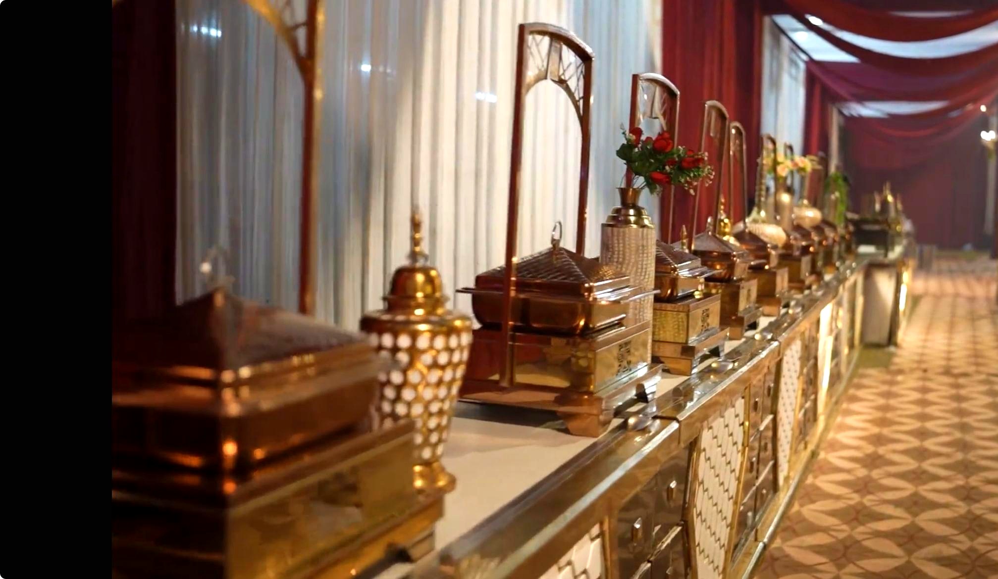 Catering setup