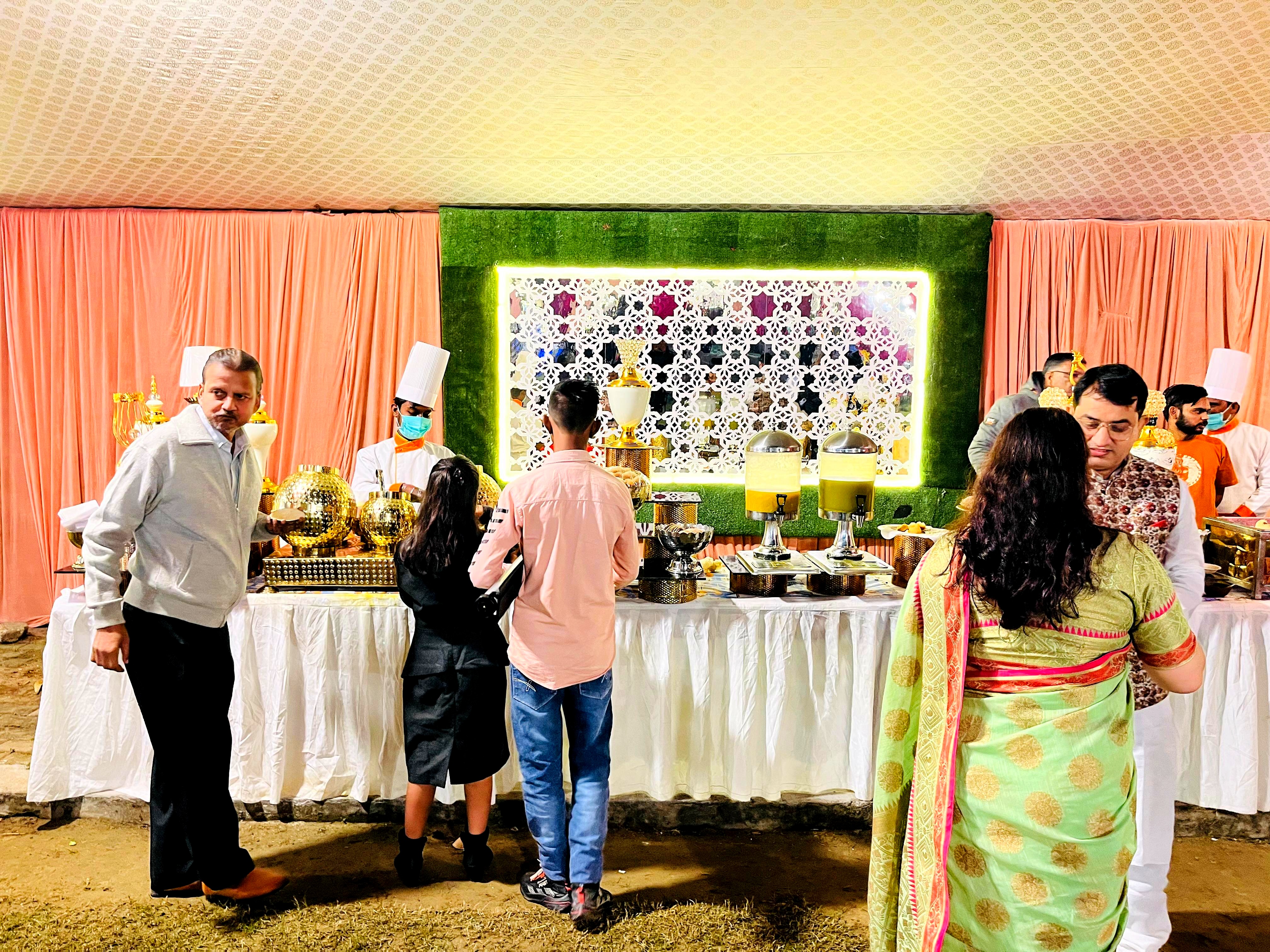 A wedding we served